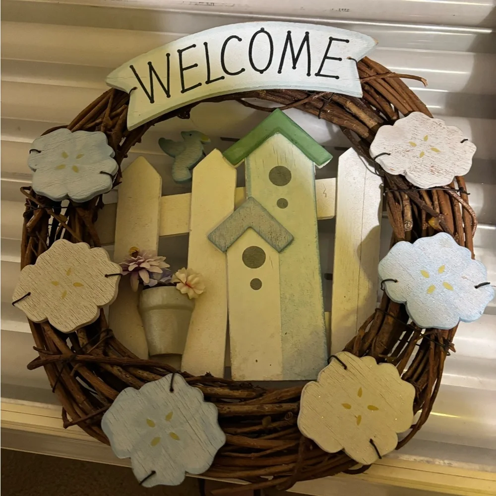 Springtime or Easter Wreath.
